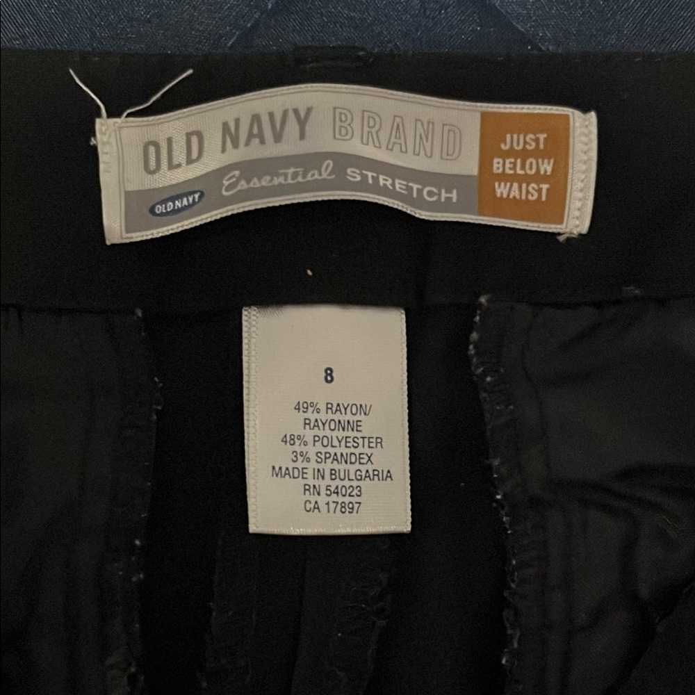 Old Navy Black Essential Stretch Trousers